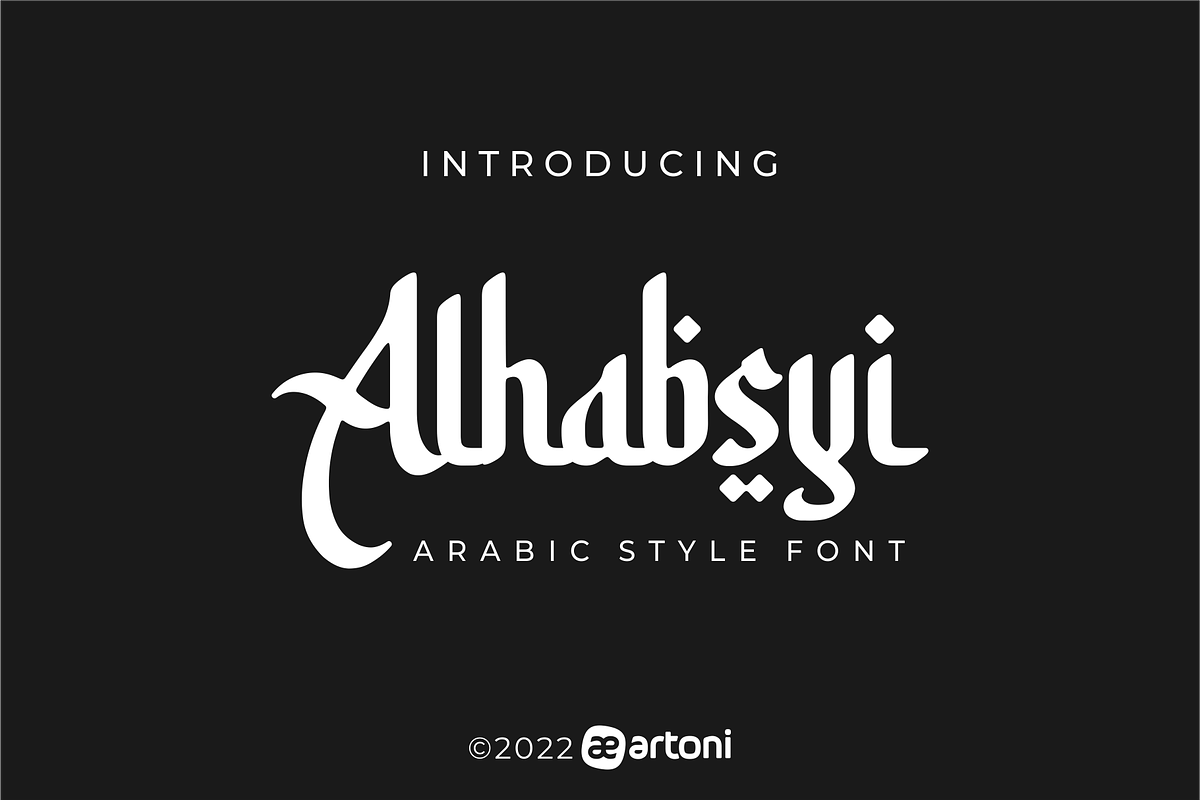 Alhabsyi, a Script Font by ARToni (Photo 1 of 8)