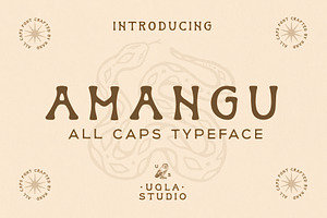 Amangu Typeface