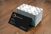 Simple Business Card With Pattern, a Business Card Template by Shahjhan (Thumbnail 2 of 2)