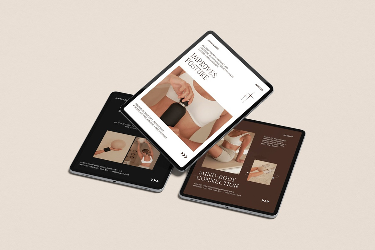Realistic iPad Pro Mockup, an iPad Mockup by Graphic Deal (Photo 6 of 7)