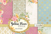 Golden Flower Paper, an Illustration by helloPAPER (Thumbnail 2 of 3)