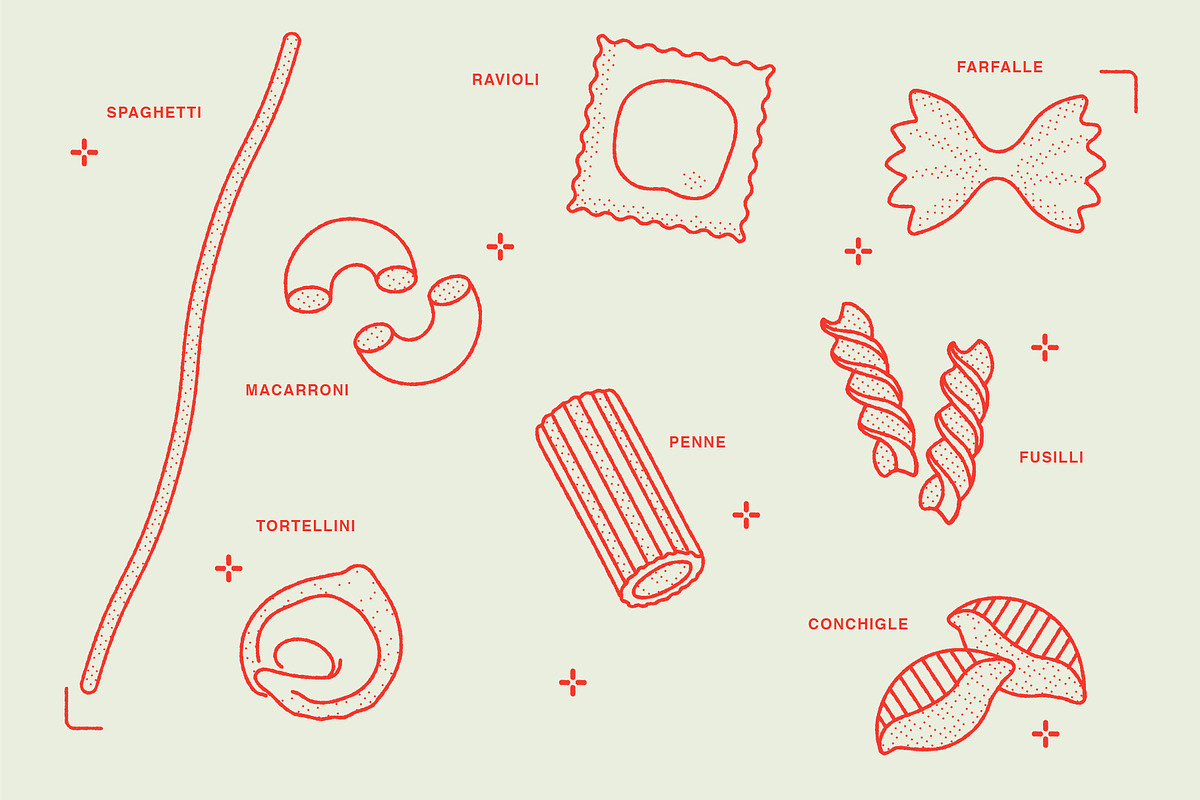 Italian Food Vector Illustrations, a Food Illustration by TheFoodAtlas (Photo 4 of 16)