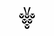 Grapes Logo, a Branding & Logo Template by Buqancreative (Thumbnail 1 of 4)