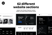 Modularity Adobe XD Web UI Kit, an UI Kit Template by Modularity Design (Thumbnail 2 of 11)