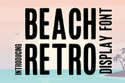 Beach Retro Display Font, a Blackletter Font by Fourteen Letter (Thumbnail 1 of 4)
