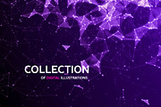 Abstract space backgrounds, an Illustration by Julvil (Thumbnail 4 of 8)