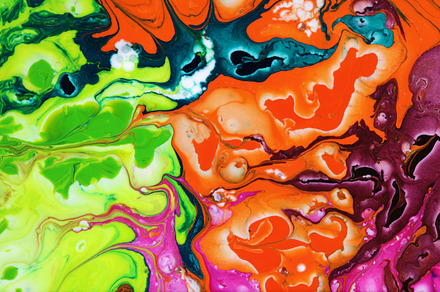 Marble texture acrylic colors containing paint, painting, and color, an Abstract Photo by Liliia Rudchenko