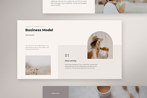 Simple Business Presentation CANVA