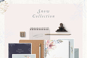 Hand Painted Clip Art - Snow, an Illustration by Create The Cut (Thumbnail 9 of 11)