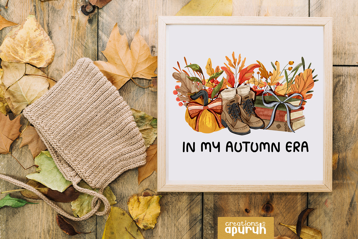 Coquette Vintage Fall Autumn Quotes, a Decorative Illustration by creationsbyapuruh (Photo 7 of 7)