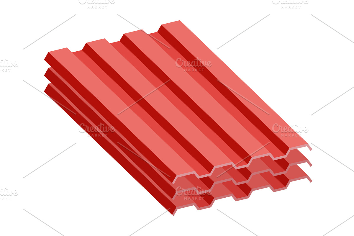Scarlet patterned panels for, an Illustration by Things for designers