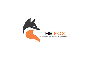 Sleek Modern Fox Logo Design