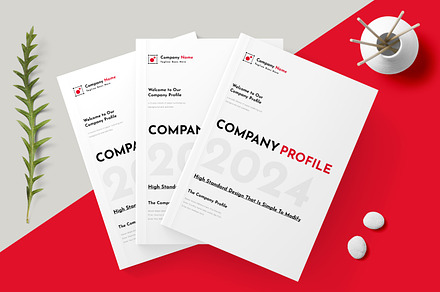 Company Profile Design Layout, a Brochure Template by MightyDesign