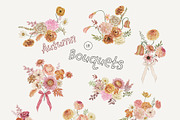 Autumn Garden floral watercolor fall, a Decorative Illustration by SunnyAfternoons (Thumbnail 4 of 18)