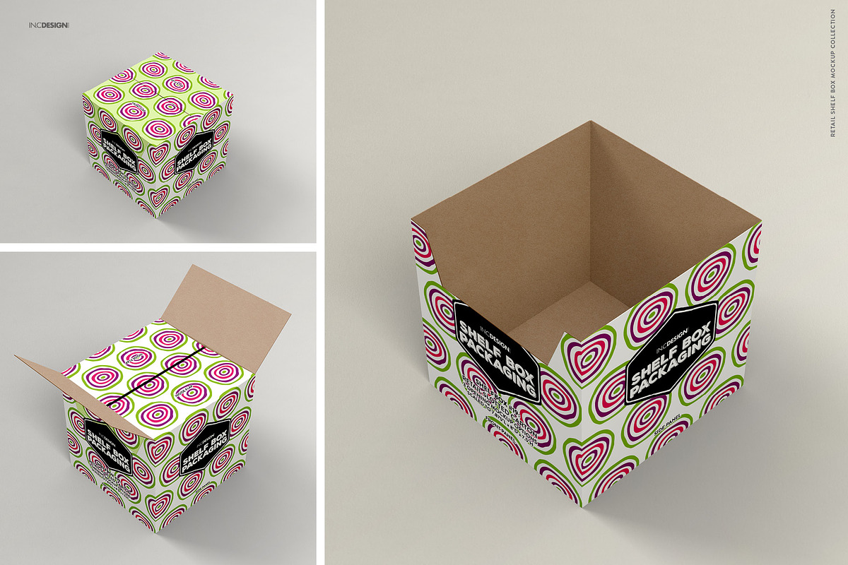Retail Shelf Box 19 Packaging Mockup, an Advertising Mockup by INCDesign (Photo 4 of 6)