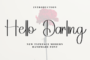 Hello Darling, a Handwritten Font by FreshTypeINK (Thumbnail 1 of 8)