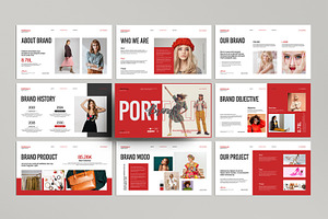 Brand Portfolio Presentation Design, a Presentation Template by MightyDesign