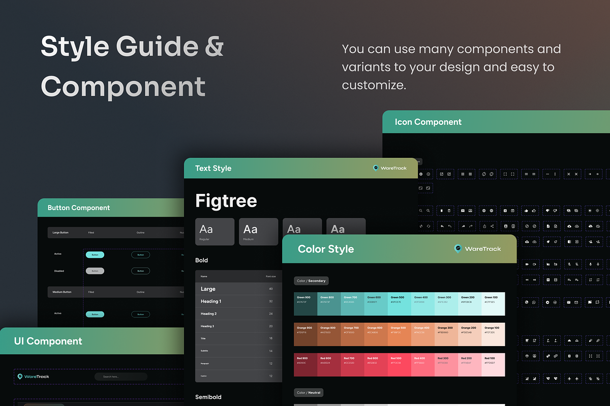 WareTrack - SAAS Warehouse UI Kit, an UI Kit Template by Agensip Design Agency (Photo 6 of 9)