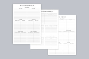 Budget Planner Pages Set V-18