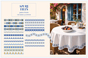 Azure Tiles Patterns & Brushes, a Pattern Graphic by Marish (Thumbnail 5 of 9)