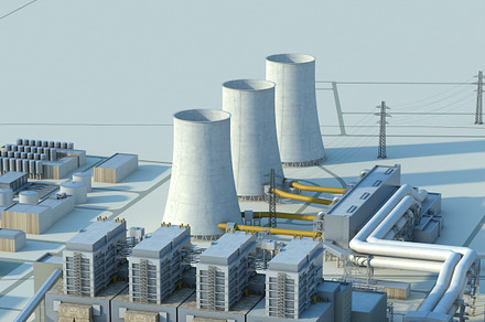 Power plant, an Architecture 3D Model by konstantin.ermolaev