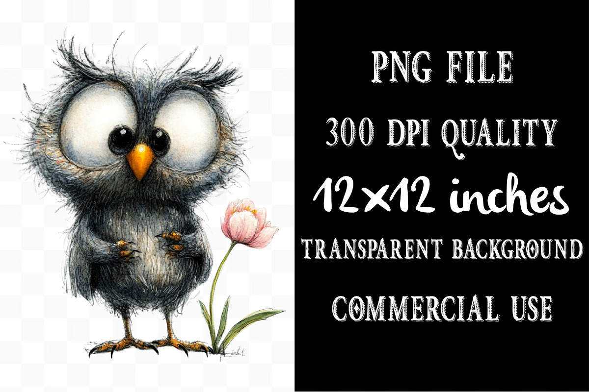 Whimsical Valentine Owl Clipart, an Illustration by Designking (Photo 4 of 5)