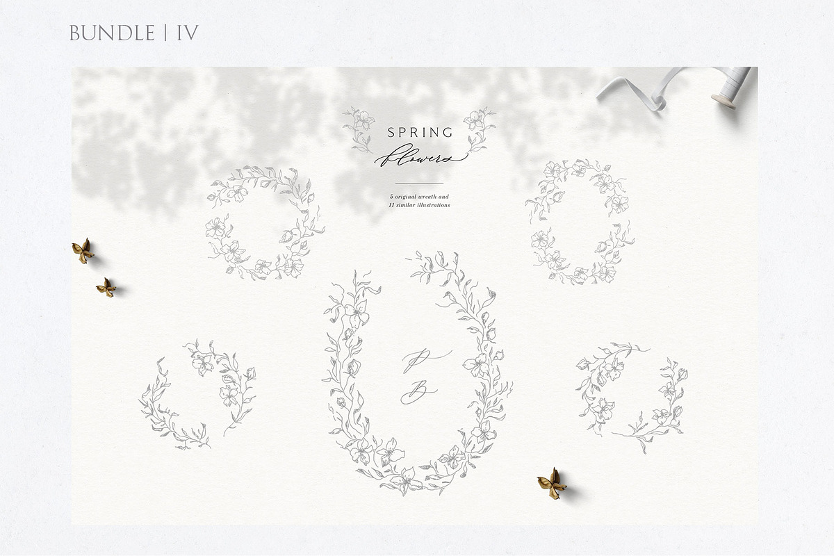 Line wedding art - BUNDLE, a Decorative Illustration by Summer Nightingale Art (Photo 5 of 9)