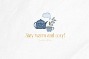 Cozy October Pattern clipart set, a Seasonal Illustration by Yelloo Fish (Thumbnail 15 of 15)