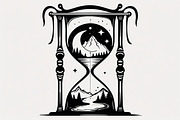Timeless Nature Hourglass Set, an Illustration by Creativeshirt (Thumbnail 4 of 7)