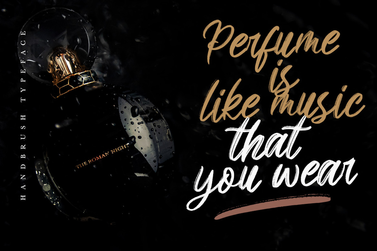 Brighnesy Hand Brush Business Font preview 2