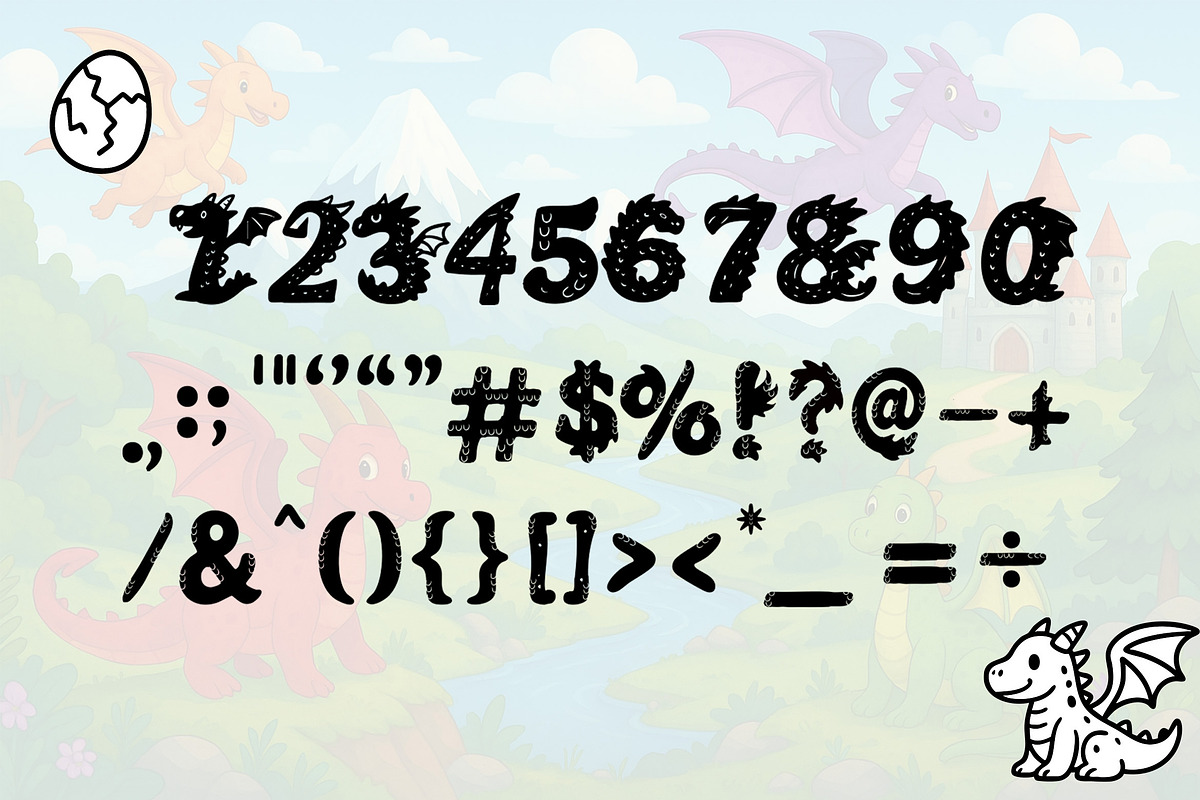 Drakonia Fantasy Kids Font, a Handwritten Font by Art StoreID (Photo 4 of 11)