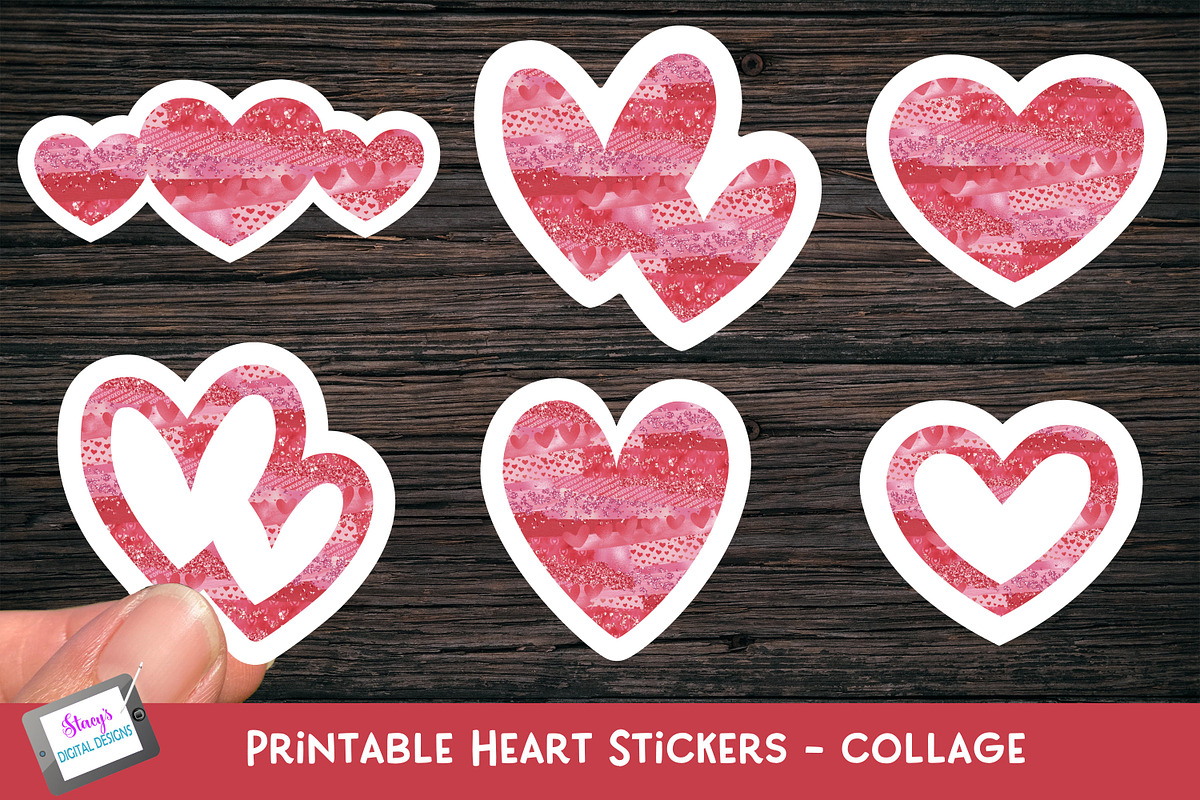 Heart Sticker Bundle | PNG Stickers, an Object Graphic by Stacy's Digital Designs (Photo 3 of 5)