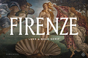 Firenze - Luxurious & bold Serif, a Serif Font by Alubia design (Thumbnail 1 of 11)