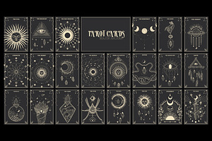 Tarot Cards. Major Arcana. V.3