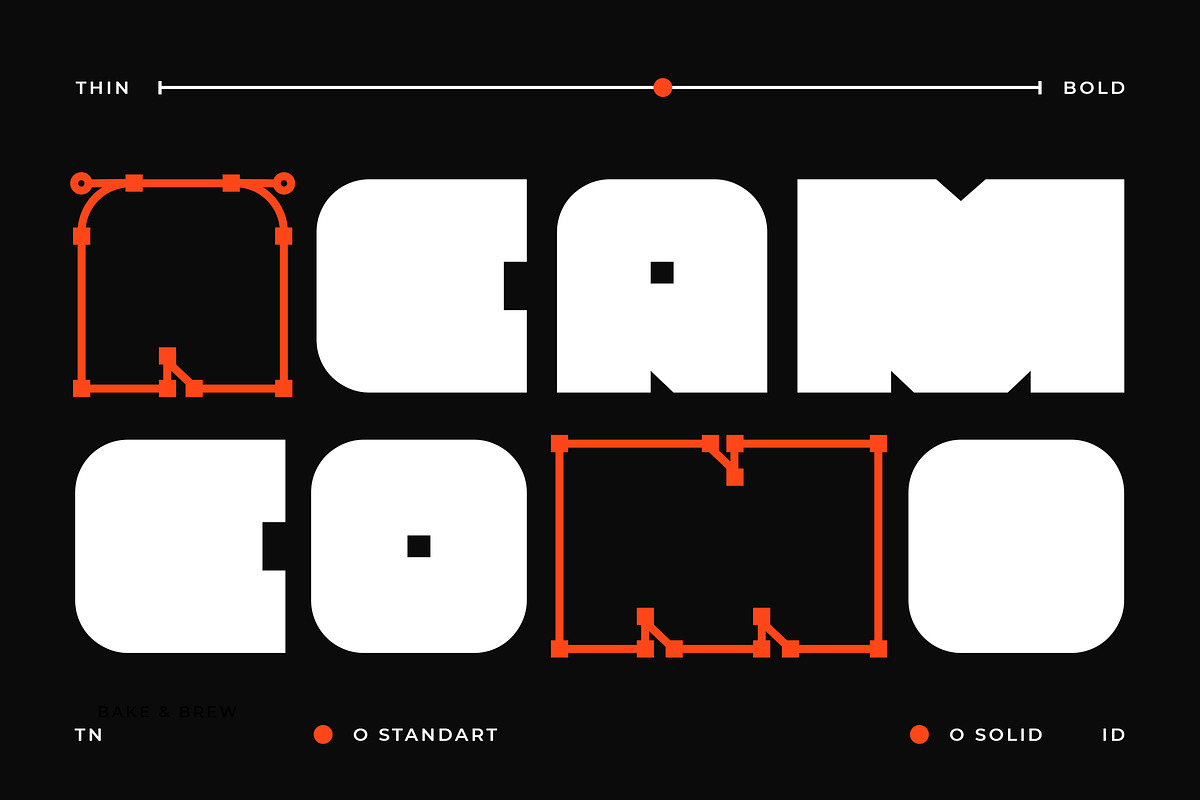 Bake & Brew - Modern Bold Chunky, a Sans Serif Font by Typia Nesia (Photo 7 of 14)