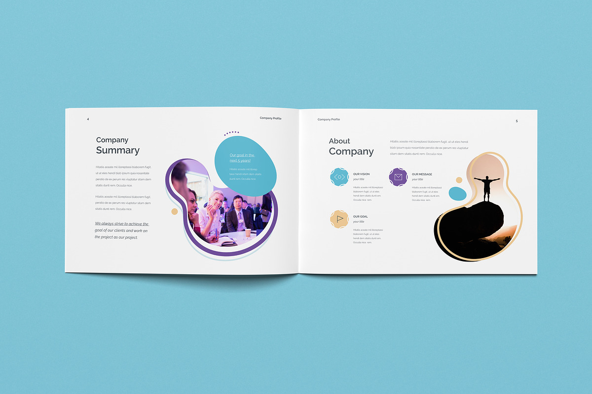 Company Profile Landscape, a Brochure Template by WOWPro (Photo 3 of 9)