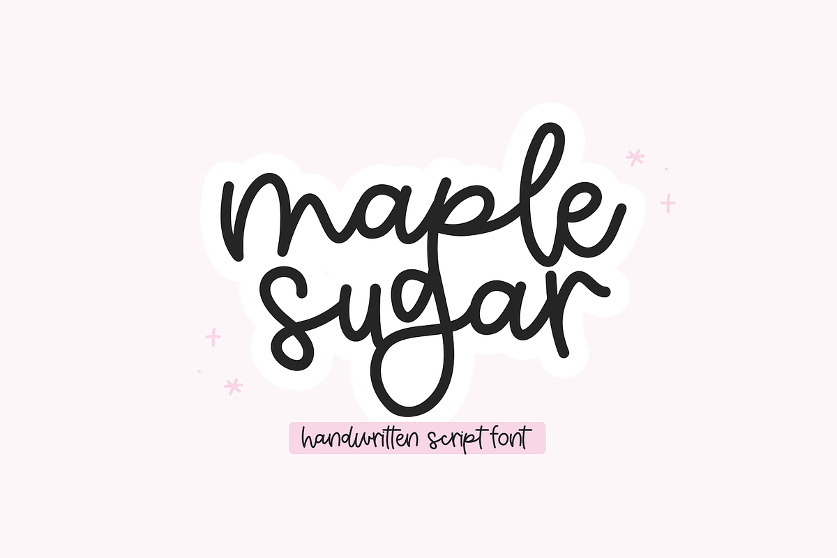 Maple Sugar | Modern Script Font, a Script Font by KA Designs (Photo 1 of 9)