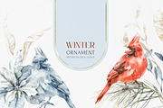 Winter Ornament Watercolor & Gold, an Illustration by Cat In Colour (Thumbnail 1 of 6)