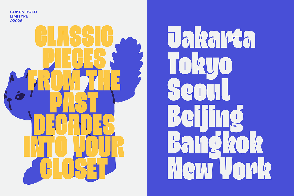 Goken - Bold Font, a Sans Serif Font by limitype (Photo 5 of 10)