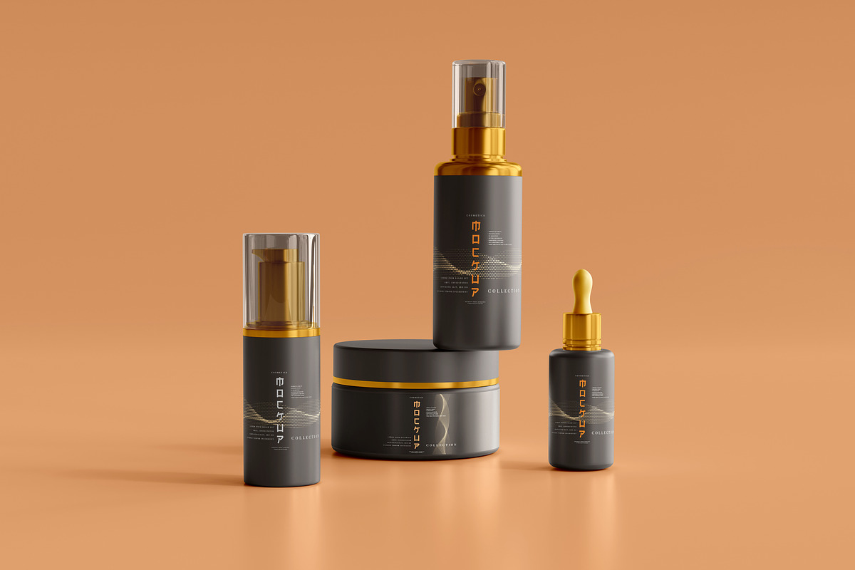 100+ Cosmetic Branding Mockups, a Cups & Container Mockup by pmvch (Photo 4 of 102)