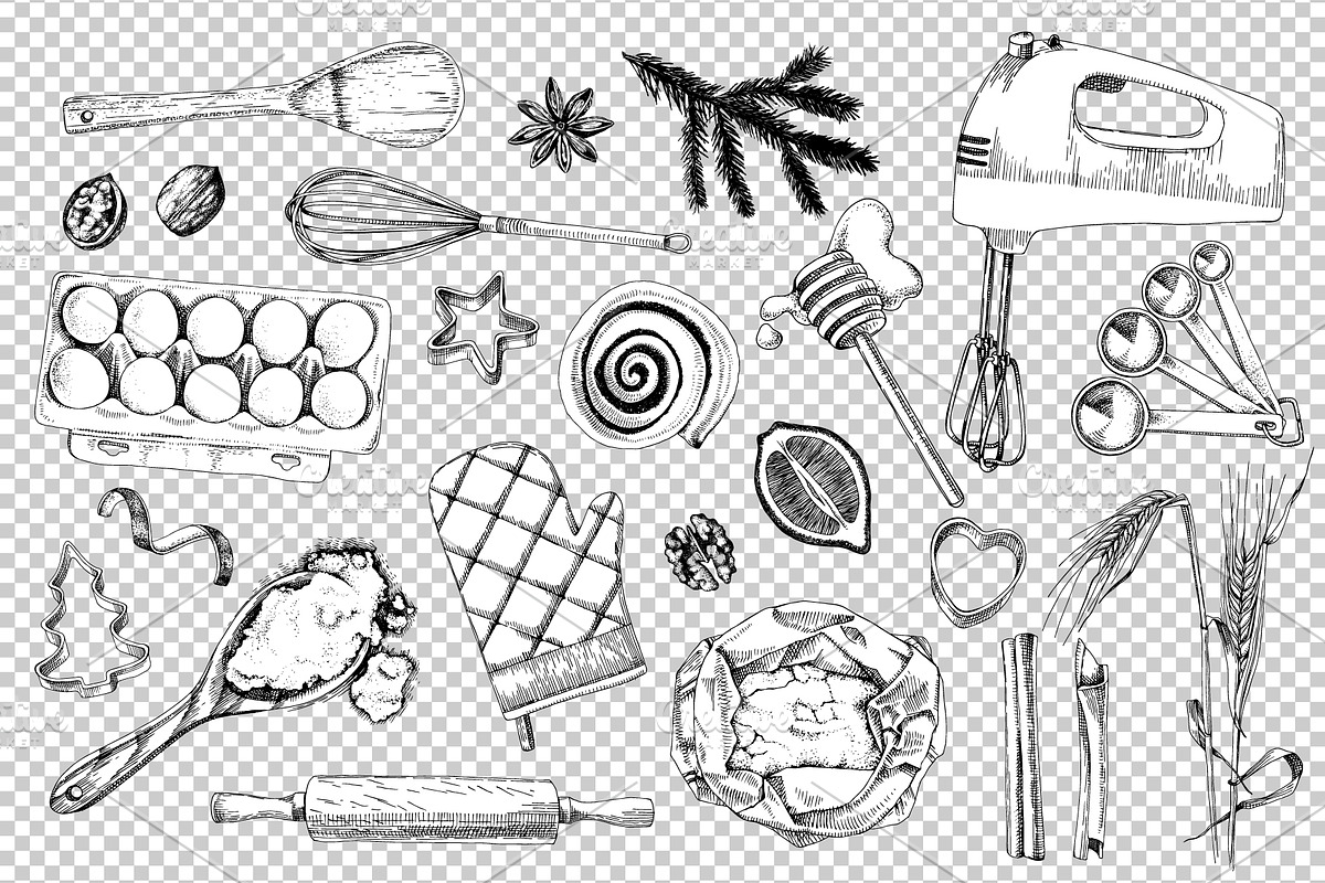 Bake like a mom!, a Decorative Illustration by handsketched (Photo 8 of 11)