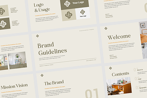 Brand Guideline Powerpoint Template