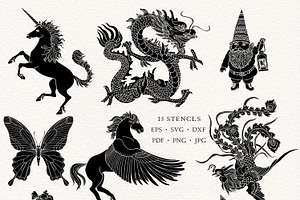 Mythical Creatures Vector Collection