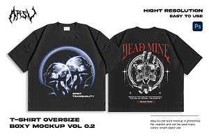 T-SHIRT OVERSIZE BOXY VOL 0.2 ARSV