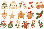 Boho Christmas Print Winter Holiday, a Seasonal Illustration by SugarCloudStudioArt (Thumbnail 5 of 5)