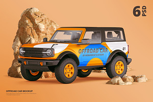 SUV Car Mockup