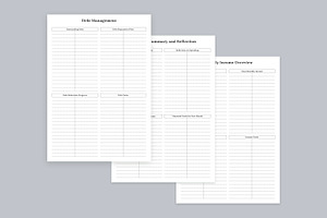 Budget Planner Pages Set V-01