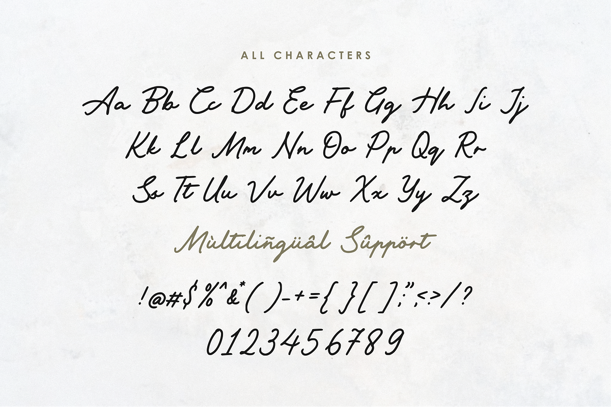 American Mountain A Casual Signature, a Script Font by Allouse Studio (Photo 9 of 10)