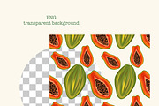 Whimsical Fruit Seamless Pattern Set, a Decorative Illustration by Oleksandra Illustrates (Thumbnail 7 of 10)