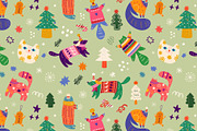 Merry Christmas, a Seasonal Illustration by MoleskoStudio (Thumbnail 18 of 28)